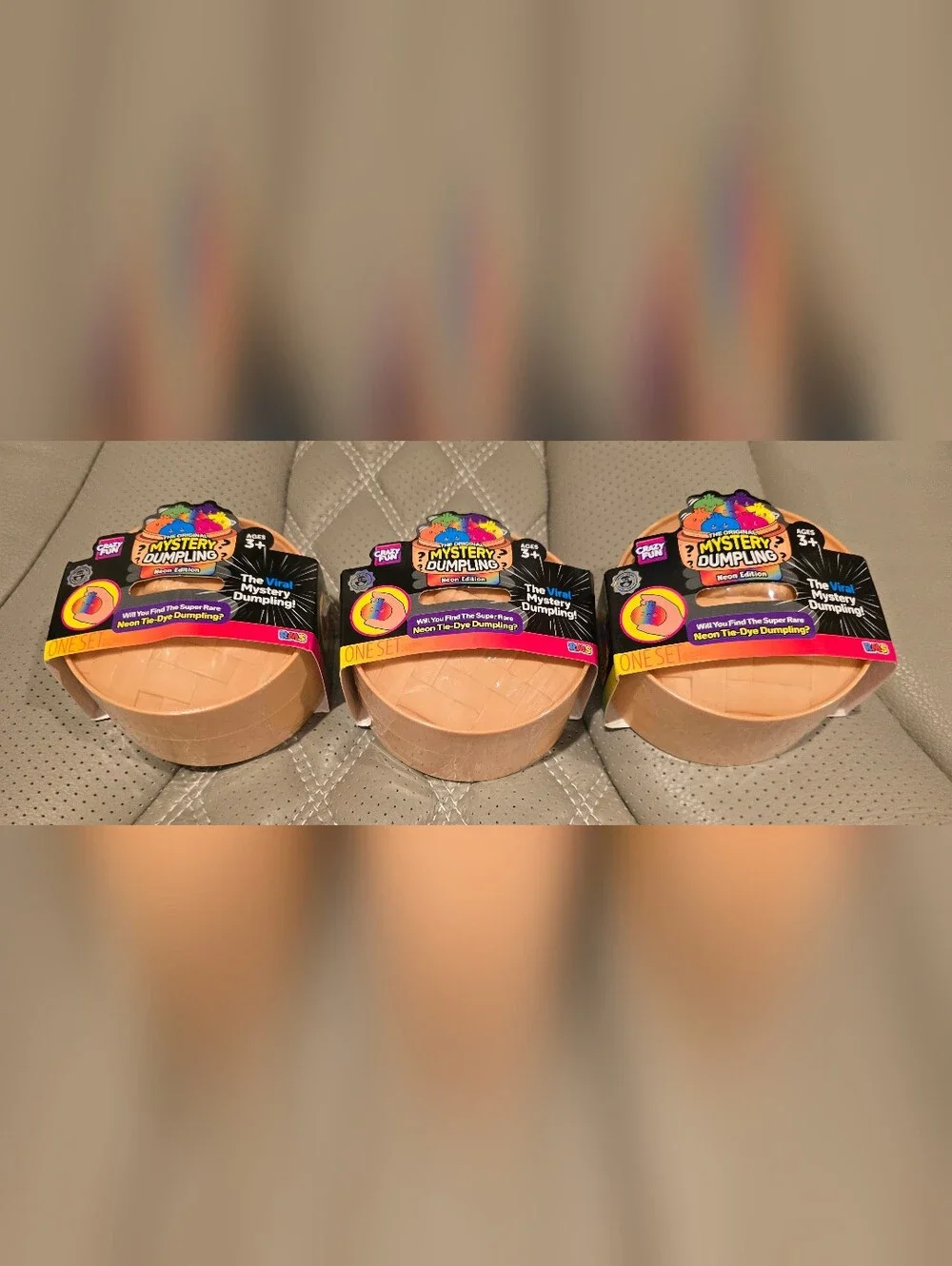 1-Neon Tie-Dye Edition Dumpling, 3 Available, Price Is For 1 Dumpling